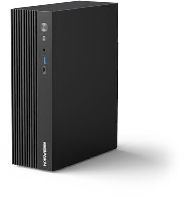 MINIS FORUM 795S7 Mini PC, AMD Ryzen 9 7945HX Prozessor, 16C/32T bis 5,4 GHz, AMD Radeon 610M GPU, Barebone ohne RAM DDR5 Max 64 GB/PCIe4.0 x 2 SSD, Erweiterungen HDMI/DP/RJ45 2.5G/PCIe 5.0X16