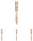 Harris Trade Fine Tip Emulsion & Gloss Paint Brush 1, Wood, Multicolor, L (Pack of 4)
