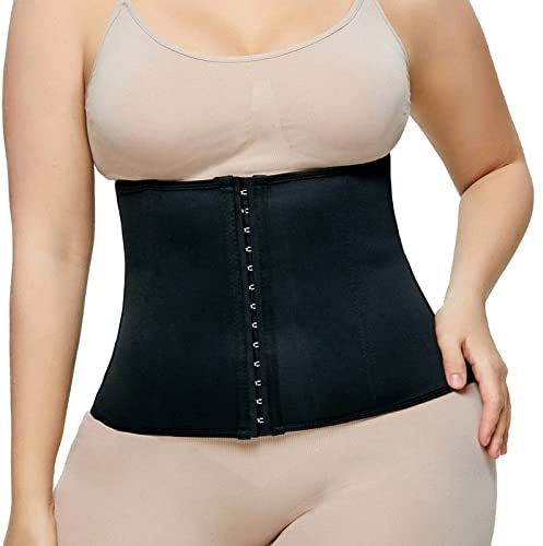 LLLmhuaa Ceinture amincissante pour femme - Corset amincissant pour femme, Noir , S