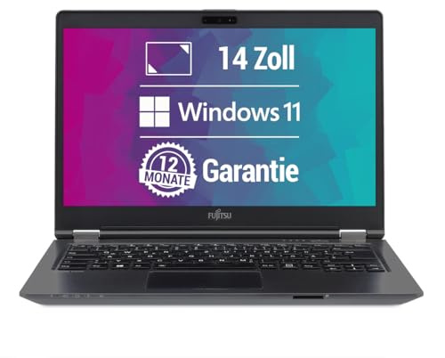 Fujitsu LifeBook U7410 14 Zoll Full HD Laptop Intel Core i5-10210U@ bis zu 4,2 GHz 32 GB 512 GB SSD mit Windows 11 Pro & GRATIS Antiviren-Software inkl. 12 Monate Garantie (Generalüberholt)