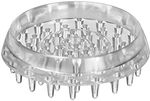 SOFTTOUCH 4679595N Furniture Caster Cups with Anti Spiked Bottom Protect Your Short Loop Carpeted Surfaces from Dents, 1-13/16 inch