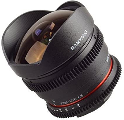 Samyang SAM8T38NIKON - Objetivo 8 mm T3.8 Fisheye VDSLR para Nikon (APS-C)