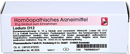 LEDUM D 12 Globuli 10 g