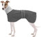 Geyecete Fleece Hundemantel Pullover für Windhunde,Whippet winterjacken Rollkragen Warmes Verstellbaren Winterpullover für hunde, kleidung Speziell für Greyhounds Lurcher und Whippets-Grau-XXL