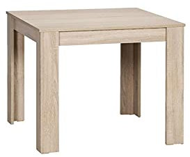 byLIVING Esstisch Nepal/Moderner Küchentisch in Eiche-Optik/Platzsparender Tisch / 80 x 80, H 75 cm