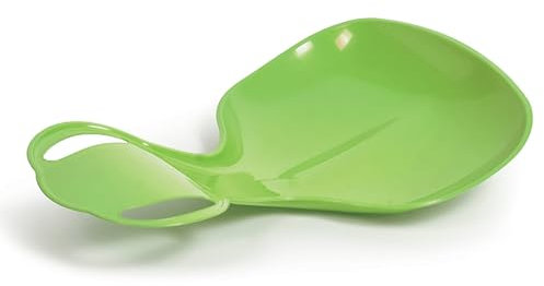 Prosperplast Sport Bear Schneerutscher aus Kunststoff Schnee Poporutscher Porutscher Schneeflitzer für Kinder (Grün)