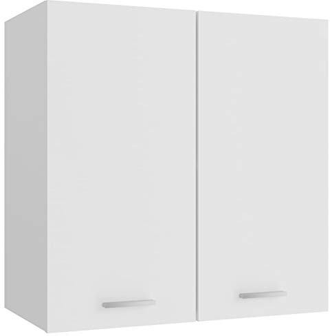 Camerina Armario Colgante Cocina contrachapada Blanco 60x31x60 cm vitrinas para Salon mostradores para Tiendas Mueble Cocina Alto armarios pequeño