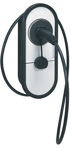 Bticino LEGRAND LG-057012 Colonnina Ricarica Auto Elettrica Green One Monofase 7,4kW 32A Cavo Fisso 5m Ricarica Modo 3 Wallbox Veicoli Elettrici Caricabatterie Monofase e Trifase APP Charger Control
