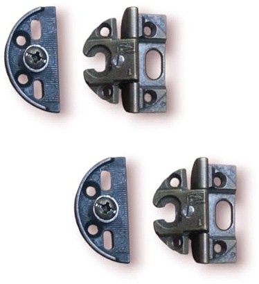 BricoShopping Coppia di CERNIERA per anta dei mobili antichi legno e armadi IN STILE CLASSICO soggiorno o camera da letto arte povera pesanti a battuta cerniere anticate antichizzate (Bronzo, BS0282)