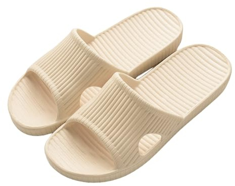Czgcpyc duschsandaler, duschtofflor, halkfria inomhus- och utomhusgolvsandaler, mjuka skumtyger, badskor, unisex