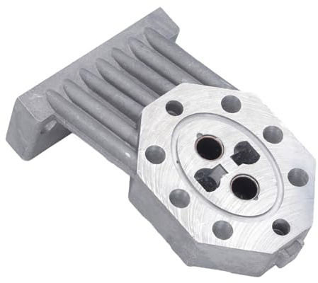 Log Splitter Hydraulic Pump Casting Housing, Erosion Resistant Aluminum Alloy Replacement Part for 4-8 Ton Horizontal Splitters, Durable Universal Spare Component for Homeowners,