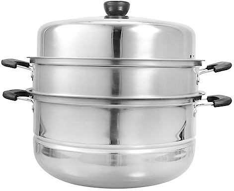 Alipis 1 Set Pentola Inossidabile Strati da Accessorio Cucina Multifunzionale per Veloce Carne e Verdure Facile da Usare e