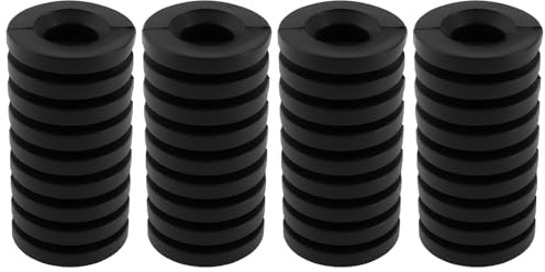 Briny River 4 Fundas de Goma para Palanca de Cambios de Moto (40 X 20 X 8 Mm 543952) Color Negro