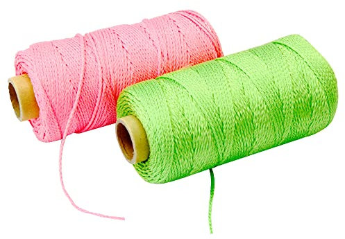 Rolson 52607 Brick Line Green or Pink,152 m, Assorted, 1 unit