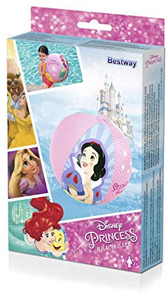 Bestway 91042-5 Pallone da spiaggia gonfiabile Principesse Disney, 2+ anni