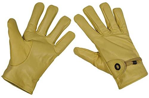 MFH Herren Western Leather Handschuhe Beige Größe XXL