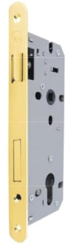 Yale - Cerradura de Madera para enhebrar. 85 mm E. 40 mm Borde Redondo latón 52 x 1040