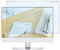 DANDANJIE Blue Light Blocking Screen Protector Panel for 17~28 inch(Diagonal) Desktop Monitor Eye Protection Scratch Resistant Protection Hanging Type Film,21.5（16:9）
