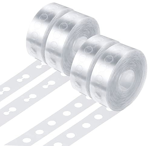 4 rotoli da 5 metri di nastro decorativo per ghirlande, palloncini per ghirlande, palloncini, palloncini, feste, matrimoni, compleanni, Pasqua