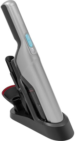 TechniSat TECHNIMAX AS MINI – Batteridriven handdammsugare (upp till 12 000 Pa sugeffekt, ca 30 min drifttid, 200 ml dammbehållare, 2-i-1 munstycke, borstfäste, bordsladdning, batteri 10,8 V, 560 g)