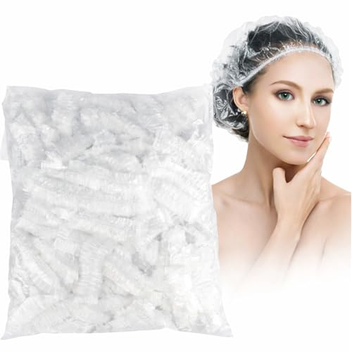 G2PLUS 50PCS Cuffie Doccia Cuffie Doccia Monouso Cuffie Capelli Cuffie Grande per Doccia Hotel Spa e Parrucchiere