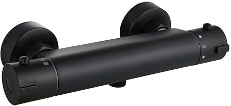 Grifo termostático para ducha modelo Badajoz Black Edition