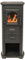 Stufa a legna in ghisa NATALYA 6,1 KW L 43 x P 33 x H 90 Bordeaux
