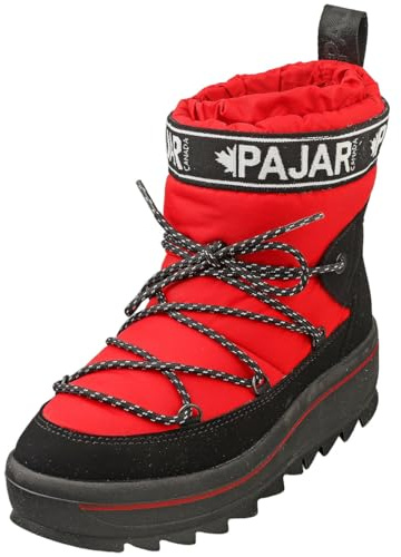 PAJAR Galaxy Waterproof Womens Fashion Boots in Red Black - 5 UK