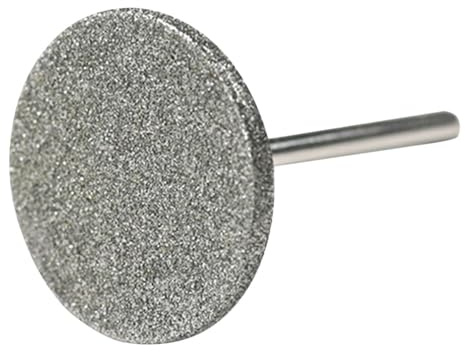 20mm Stainless Steel Sanding Disc Nail Drill Bit Silver