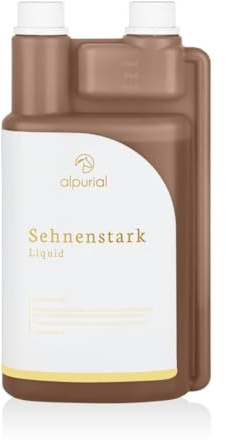 Alpurial Sehnenstark – Ergänzungsfuttermittel für Pferde – bei hoher Belastung von Sehnen & Bändern – mit MSM, Hyaluron & Kollagen – vom Tierarzt entwickelt