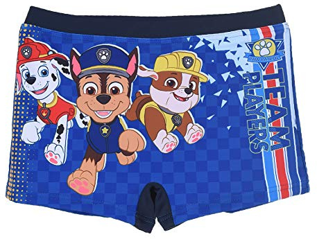 Nickelodeon Pat Patrouille, Boxer Maillot De Bain Garçon,4 ans,Bleu