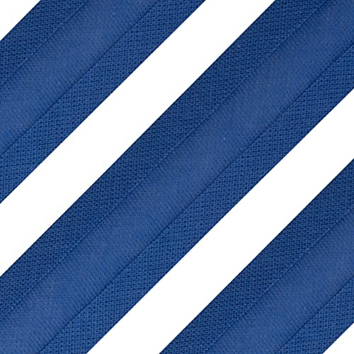 Realm Bias Binding Tape, Cotton, 1 Inch / 25mm - 5 Metres (Royal)