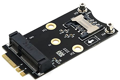 ISTOVO Scheda di rete wireless PCI-E a .2 A/E PCIE per chiave M2 NGFF A+E WiFi Raiser Adattatore Wi-Fi per moduli Wi-Fi/WWAN/LTE