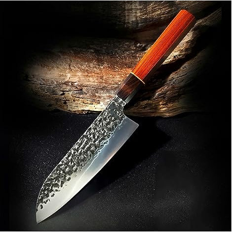 90Cr18MoV Kockkniv Japansk lax Sushi Kniv Skivar Fiskfilé Rå Skivning Santoku Knives Set