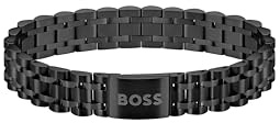HBJ BOSS Jewelry Armband für Herren Kollektion OWAN mit Schwarzer Ionenbeschichtung (IP) - 1580646