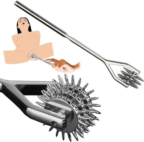 Nervenrad Sex Federkitzler Nadelrad Flirten für Paar Exquisite Nervenräder BDSM Spielzeug Nervenrädchen nach Nadelroller Sexspielzeug Frau bdsms Toys Männer und Frauen Sex Spielzeug für Paare (3 Rad)