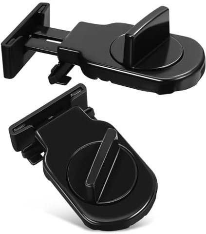 NULYLU 2pcs Window Locks Security Window Stops for Sliding Doors D-Model Auxiliary Locks Aluminum Alloy Construction