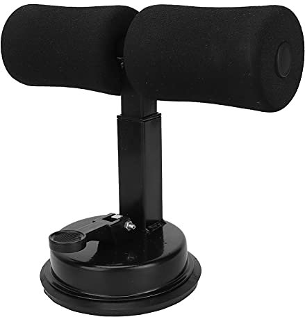 Sit-Up-Maschine, Sit-Up-Trainingsgerät, Sit-Up-Ausrüstung, Bauchtrainer, Sit-Up-Hilfe, Saugnapf, Haushalts-Fitness-Körperformungs-Übungsgerät (BLACK)