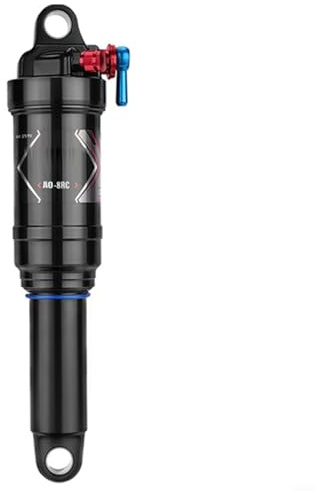 DEFAULT - Amortiguador de aire para bicicleta, bomba de choque de alta presión con bloqueo de tres pasos y ajustes de rebote, para entusiastas del ciclismo de montaña y diferentes terrenos (210 mm)