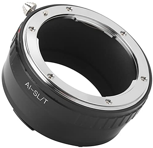 BONKZEBU Bague D'adaptation de Convertisseur D'objectif en Alliage D'aluminium pour Objectif AF/AI/P/D/S/G, Adaptateur D'objectif Manuel Facile à Installer, Compatible avec Typ601/S1/S1R, Noir 1