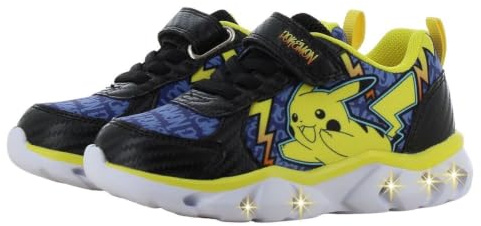 Leomil Pokémon Basket Enfant Garçon | Chaussures Garçon, Semelle Légère EVA, Idéal pour l'école et les loisirs, Pokémon 30 Years, Cadeau pour Enfants