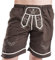 Trachten Badehose - Strandjäger - Badeshorts - Lederhose - Trachtenbadehose (XL) Braun