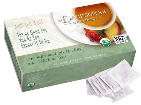 Davidson's Organics, Ayurvedic Infusions, Digest, 100-count Unwrapped Tea Bags