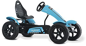 BERG E-Gokart mit XXL-frame Hybrid | Kinderfahrzeug, Tretauto mit verstellbarer Sitz, Mit Freilauf, Elektrisch, Kinderspielzeug geeignet für Kinder im Alter ab 5 Jahren