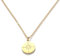 Kim Johanson Edelstahl Damen Halskette *Kompass* in Gold mit einem Anhänger Travel Boho Schmuck Kette verstellbar inkl. Schmuckbeutel