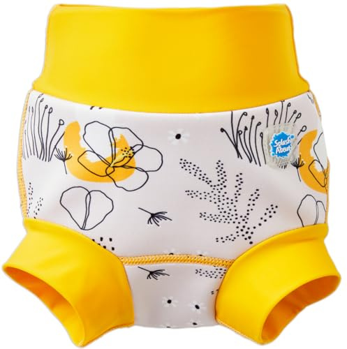 Splash About Happy Nappy Pañal de Baño Reutilizable - Flower Meadow 0-3 meses
