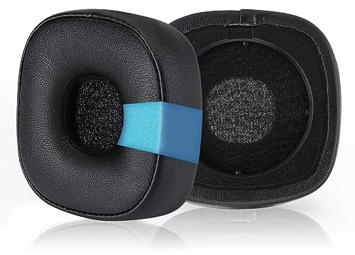 Yizhet Replacement Ear Pads Compatible with Marshall Major IV III & Major 4 3 Headphones, 1 Pair Headset Ear Pads made of Protein Leather & Memory Foam, Black
