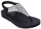 Skechers Women's Cali Meditation Rockstar, Black Mitobuck/Rhinestone Trim, 4 UK