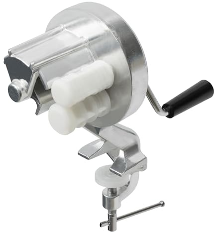 Wulimasun Laminoir a Pate,Machine A Pates Fraiche Laminoir Patisserie Cuisine à la Main Machine à Pâtes Machine à Pâtes Manuelle Alliage D'aluminium,Pour Spaghetti, Fettuccini