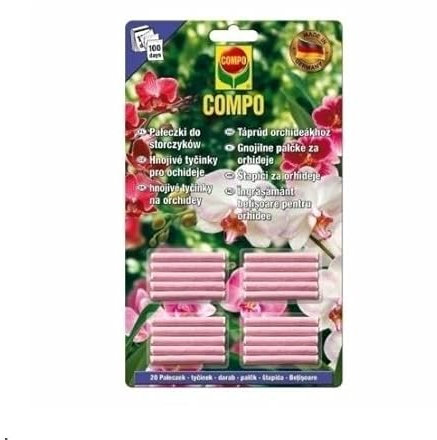 Orchid Fertiliser Sticks, 20-Pack, Easy to Use Plant Food